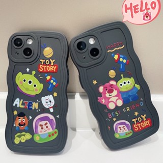 เข้ากันได้สำหรับ เคสไอโฟน เคสไอโฟน11 สำหรับ iPhone 14 Pro Max เคส iPhone หนาเคส TPU cartoon toy story wavy pattern iPhone 13 Pro Max 12 Pro Max 11 xr 7Plus 6 6splus iPhone case