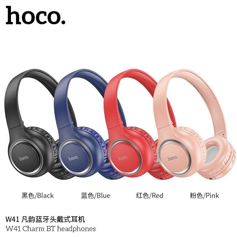 Hoco W41 หูฟัง​บลูทูธ​ครอบ​หู​รุ่นใหม่​ล่าสุด​ ราราเบา​ แท้100%