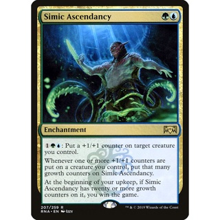 [MTG] Simic Ascendancy [RNA] [MULTI] [RARE] [NORMAL] [ENG] (การ์ดเมจิค / Magic the Gathering)