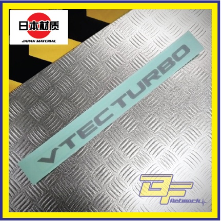 FK8 Vtec Turbo Sticker Honda Vtec Turbo JDM Sticker [ส่งออกสเปค] สติ๊กเกอร์