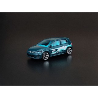 majorette volkswagen vw golf gti สีน้ำเงิน เบาะฟ้า