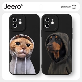 Jeero เคสคู่ เคสไอโฟน คู่รัก กันกระแทกซิลิโคนนุ่มน่ารักตลก เ…