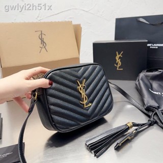 ✕[With Box] YSL Classic LOU MINI BAG Womens Shuolder Bag Mini Camera Bag Quilted