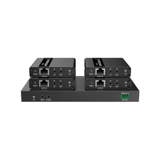 VANZEL 70M 1 IN 4 OUT HD SPLITTER EXTENDER OVER CAT6 CABLE (POC SUPPORT) รุ่น LH-144EP