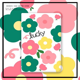 ins Colorful floret เคส mini 1/2/3/4/5/6 10.2 gen 7 8 9 เคสไอแพด pen slot 20/21/22 pro 11 air 2 3 4 5 2017/2018 case