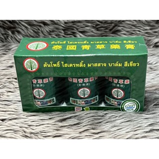 Tonphor ยาหม่องเขียว ตราต้นโพธิ์ 50 g. แพ็ค 3 ขวด