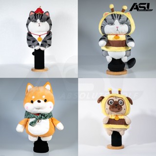 ANIMALS DOLL GOLF HEAD COVER FOR DRIVER ครอบตุ๊กตา น้องแมว น้องหมา สำหรับใส่หัวไม้กอล์ฟ