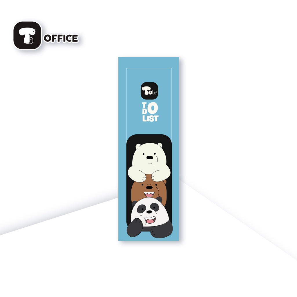 Tube To Do List การ์ตูนคลาสสิค 6x18cm 160 หน้า TB - 3 Bears (3 Bears) - TB0007
