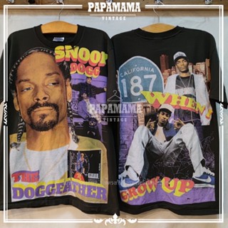 [ SNOOP DOGG ] THE DOGGFATHER  original BOOTLEG RAPPER HIPHOP เสื้อแร๊พเปอร์ ฮิปฮอป สนูปด็อก papamama vintage shirt