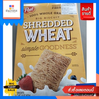 Post Shredded Wheat Original Cereal ซีเรี่ยล ข้าวสาลี อบกรอบ โพสท์ 425g ราคา import FoodPost Shredded Wheat Original Cer