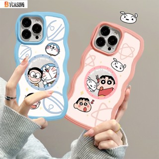 เคสโทรศัพท์มือถือแบบนิ่ม TPU ลายการ์ตูนโดราเอมอน ชินจังน่ารัก สําหรับ Realme 10 Realme C35 C33 C31 C30 C55 Realme 9i 6i 5s 5i 7i C15 C12 C25 Realme C21Y C25Y C11 2021 C20 C3 C1