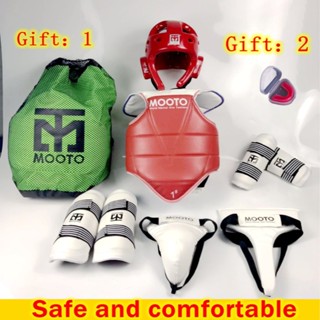 Mooto®ชุดอุปกรณ์ป้องกันเทควันโด ห้าชิ้น