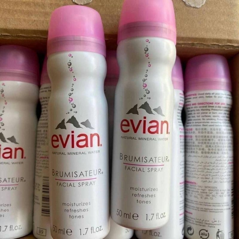 น้ำแร่ Evian Natural Mineral Brumisateur Facial Spray