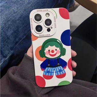 เคสโทรศัพท์มือถือ กันกระแทกสี่มุม ลายตัวตลก สําหรับ iPhone 14 14pro 14Plus 14prm iPhone 13 13pro 13prm iPhone 11 7Plus 8Plus Xr XS 12 Pro Max