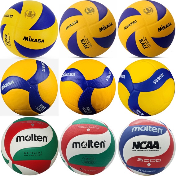 Mikasa Volleyball V300W V330W MVA300 MVA200 MVA330 M5000 V200W FIVB ได้รับการรับรอง Volleyball Olymp