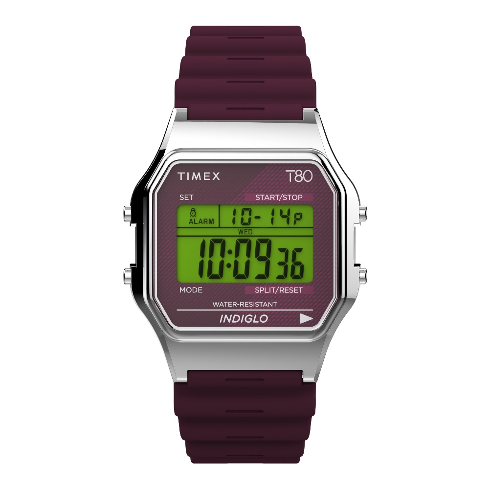 Timex TW2V41300 Special Projects นาฬิกาข้อมือ Unisex Burgundy หน้าปัด 34 มม.