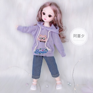 ตุ๊กตาของเล่น 3D 21 ข้อต่อ 30 ซม. 6 จุด BJD