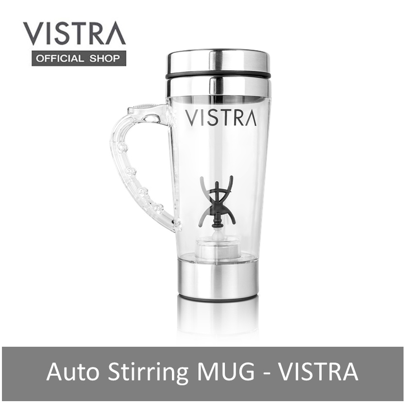 แก้วปั่น สำหรับ ชงเวย์โปรตีน คอลลาเจน แบบผง Auto Stirring MUG - VISTRA   ( GWP )
