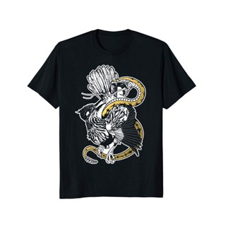 เสื้อยืด พิมพ์ลาย Rattlesnake Fight สําหรับผู้ชาย