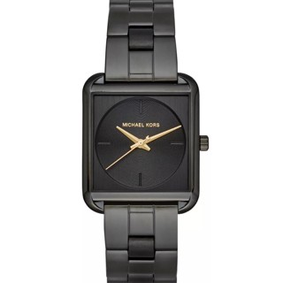 MICHAEL KORS Womens Lake Black Stainless Steel Bracelet Watch 32mm MK3666