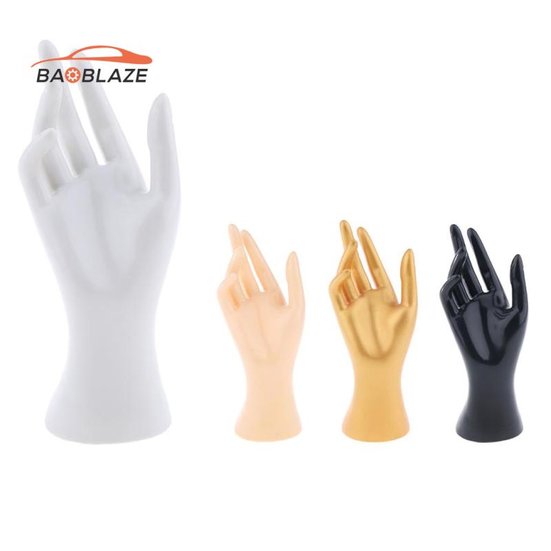 [BAOBLAZE] หุ่นมือผู้หญิง สําหรับแขวนเครื่องประดับ สร้อยข้อมือ นาฬิกา สีขาว