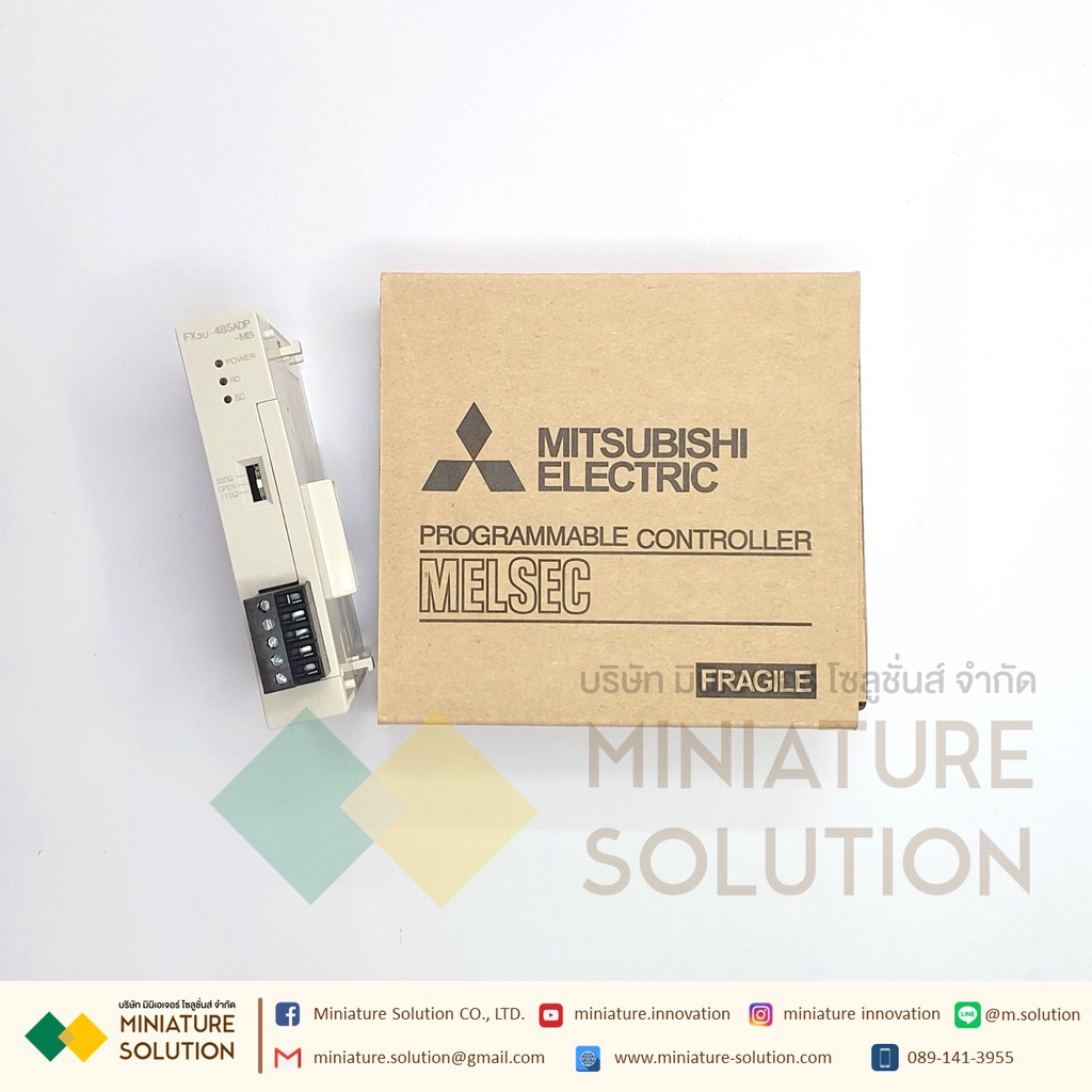 การ์ดขยาย Mitsubishi PLC Expansion Module for use with FX3U Series MITSUBISHI : (FX3U-485ADP-MB)