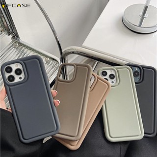 OPPO A1 Pro Reno 8T 5G A97 A57 2022 A55 A53 A32 A31 A9 A5 2020 4G 5G Phone Case Thicken Airbag Shockproof Autumn Winter Color Matte Plain Business Simple Soft Liquid Silicone Silicon Casing Cases Case Cover