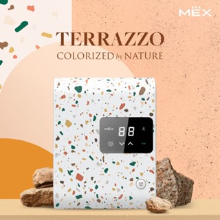 เครื่องทำน้ำอุ่น MEX รุ่น CUBE 5E (TZ) ลาย TERRAZZO : 5100W