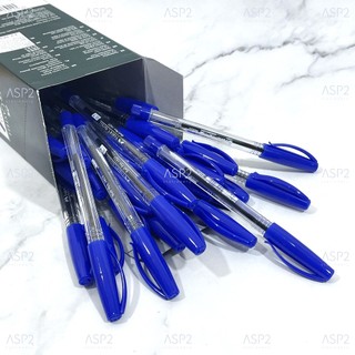 ปากกาลูกลื่น แบบปลอก 0.7 มม. รุ่น 1423 สีน้ำเงิน (30 ด้าม)