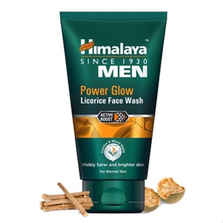 Himalaya men power glow licorice face wash 100ml เจลล้างหน้าสำหรับผู้ชายที่มีปัญหาหมองคล้ำ