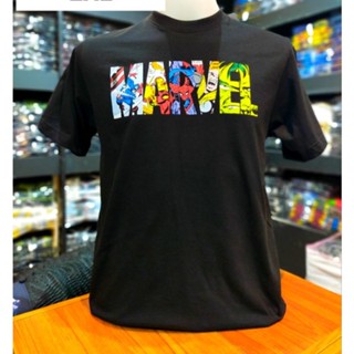 เสื้อยืดMarvel_ลิขสิทธิ์แท้_สีดำ(รุ่นสกรีนพิเศษ)