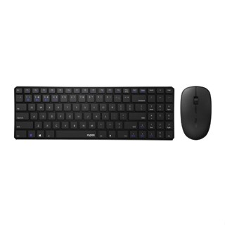 RAPOO - 9300M Black Multi-mode Wireless Mouse &amp; Ultra-slim Keyboard