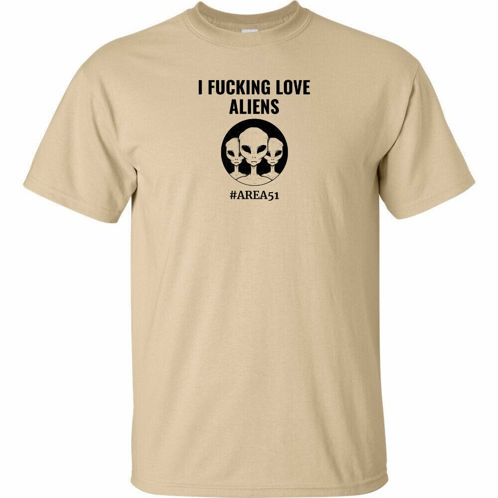 เสื้อยืดโลโก้ดำ tema UFO และ Area 51 จาก NASA