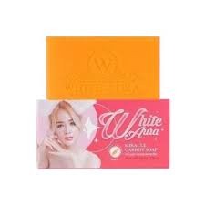 สบู่ไวท์ออร่า *แพคเกตใหม่ White Aura Miracle Carrot Soap 🌸