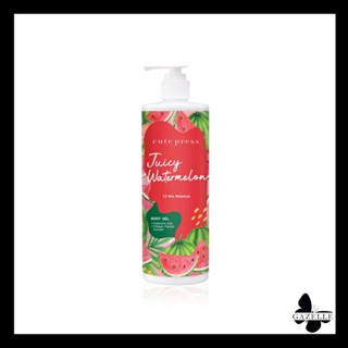 CUTE PRESS  JUICY WATERMELON 12hrs moisture BODY GEL [490ml.] คิวท์เพลส จูซี่ วอเทอร์เมลอน บอดี้ เจล