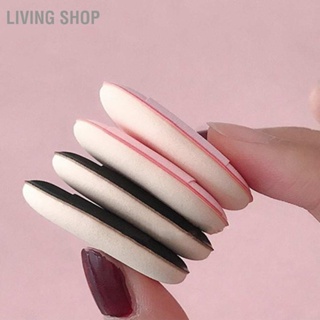 Living Shop พัฟฟองน้ําแต่งหน้า คอนซีลเลอร์ แป้งพัฟ ขนาดเล็ก สําหรับเกลี่ยรองพื้น เครื่องสําอาง