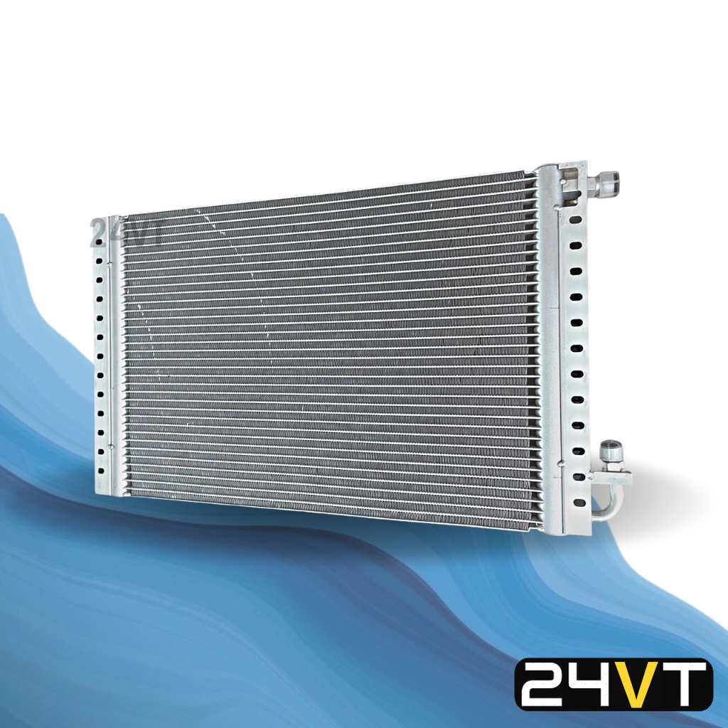 แผงแอร์ 14 x 23 นิ้ว ความหนา 26 มิล (แบบหัวโอริง) แผงพาราเรล 14x23 แผงรังผึ้ง รังผึ้ง แผงคอยร้อน คอล์ยร้อน คอนเดนเซอร์ - รูปที่ 2