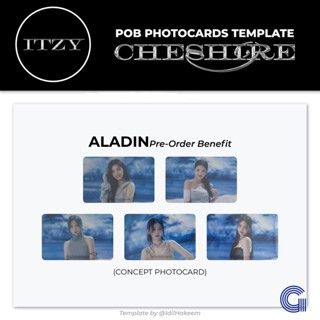 【Aladin Pob】itzy - อัลบั้มรูป ขนาดเล็ก [ CHESHIRE ] เฉพาะโฟโต้การ์ด