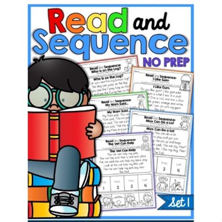 ชีทเเบบฝึกหัด read and sequenceset 1