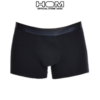 HOM (ออฮ์ม) รุ่น400203-00RA Classic กางเกงในชาย  Boxer ผ้าCotton Modal นุ่มสบายขอบเอวโลโก้ HOM ที่ตัดกันระบายอากาศได้ดี