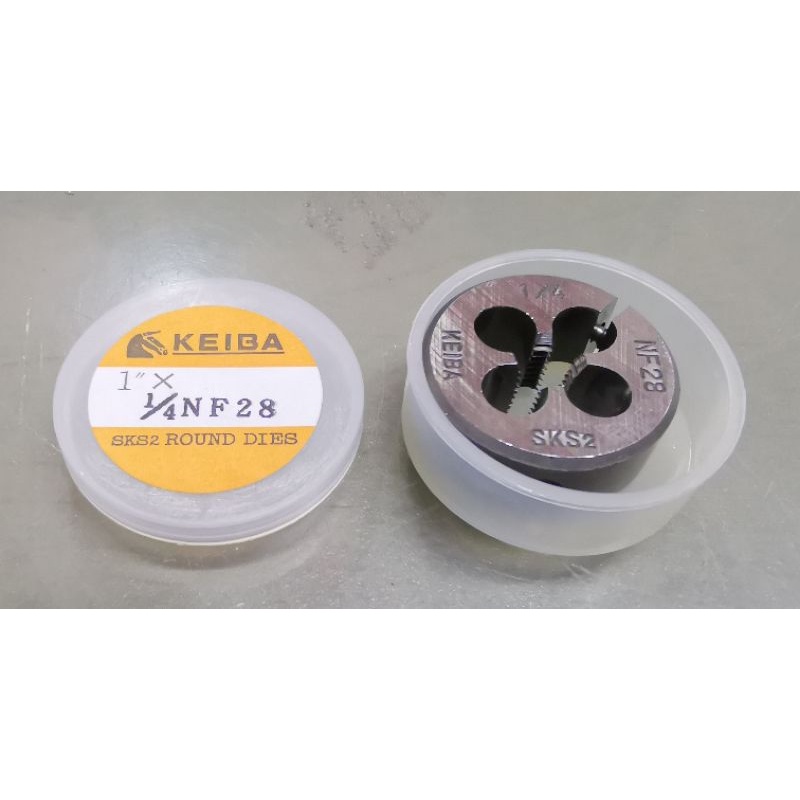 KEIBA KE-1003002 ลูกต๊าปกลม 1/4" NF เกลียว 28 วง1" ลูกต๊าป 1/4"X28 UNF 1/4NF28