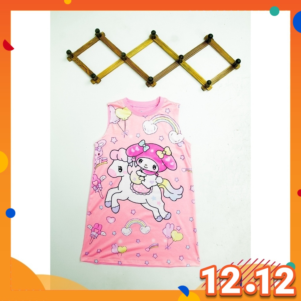 ไซ 153962 GIRL DRESS PYJAMAS DISNEY CARLTOON MELODY C SINGLET