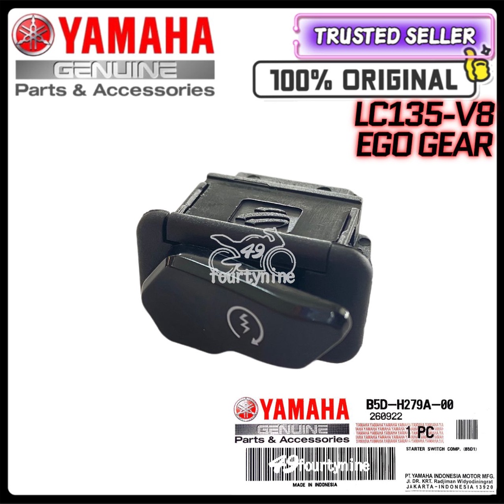 LC135 Fi V8 EGO GEAR HANDLE SWITCH ปุ่ม STARTER ปุ่มสวิตช์ B5D-H279A-00