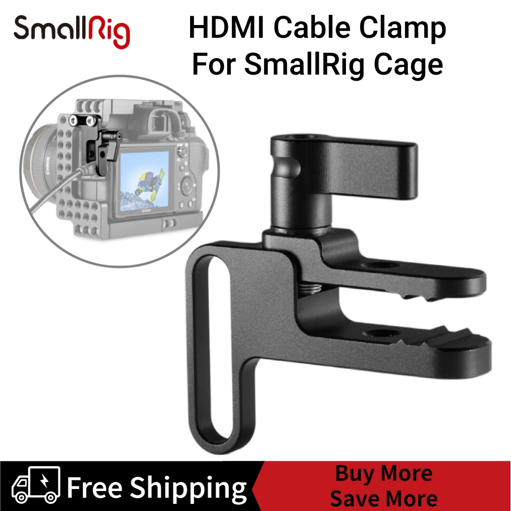 SmallRig HDMI Cable Clamp Lock Compatible with Sony A7RIII A7II A7RII A7SII, SMALLRIG Cage  2096/ 21