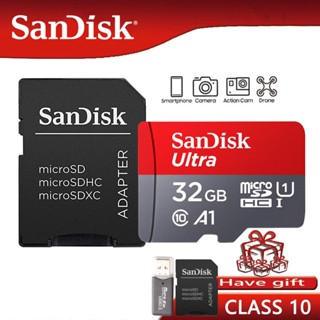 การ์ดหน่วยความจํา Micro TF SD 64G 32GB 128GB SanDisk 256GB 512GB 16GB 8GB