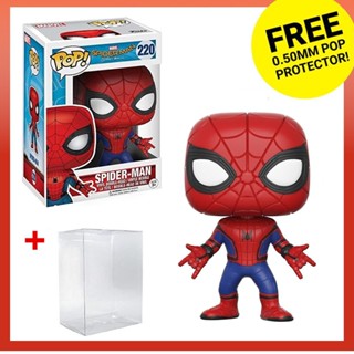 ฟิกเกอร์ Funko POP Marvel: Spider-Man Homecoming Spider-Man ของเล่นสําหรับเด็ก