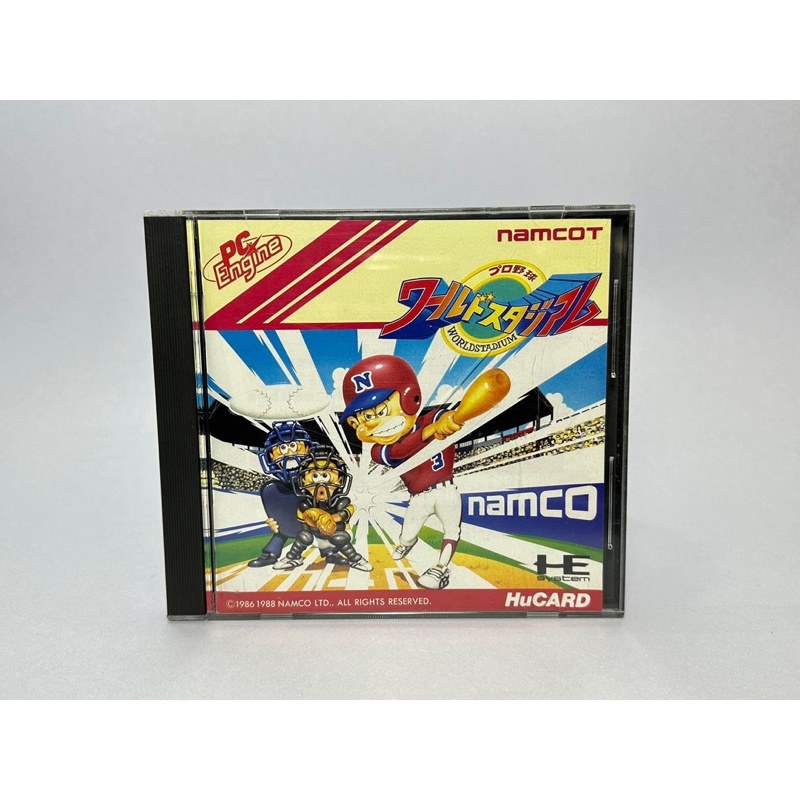 แผ่น HuCARD PC Engine  Pro Yakyuu World Stadium