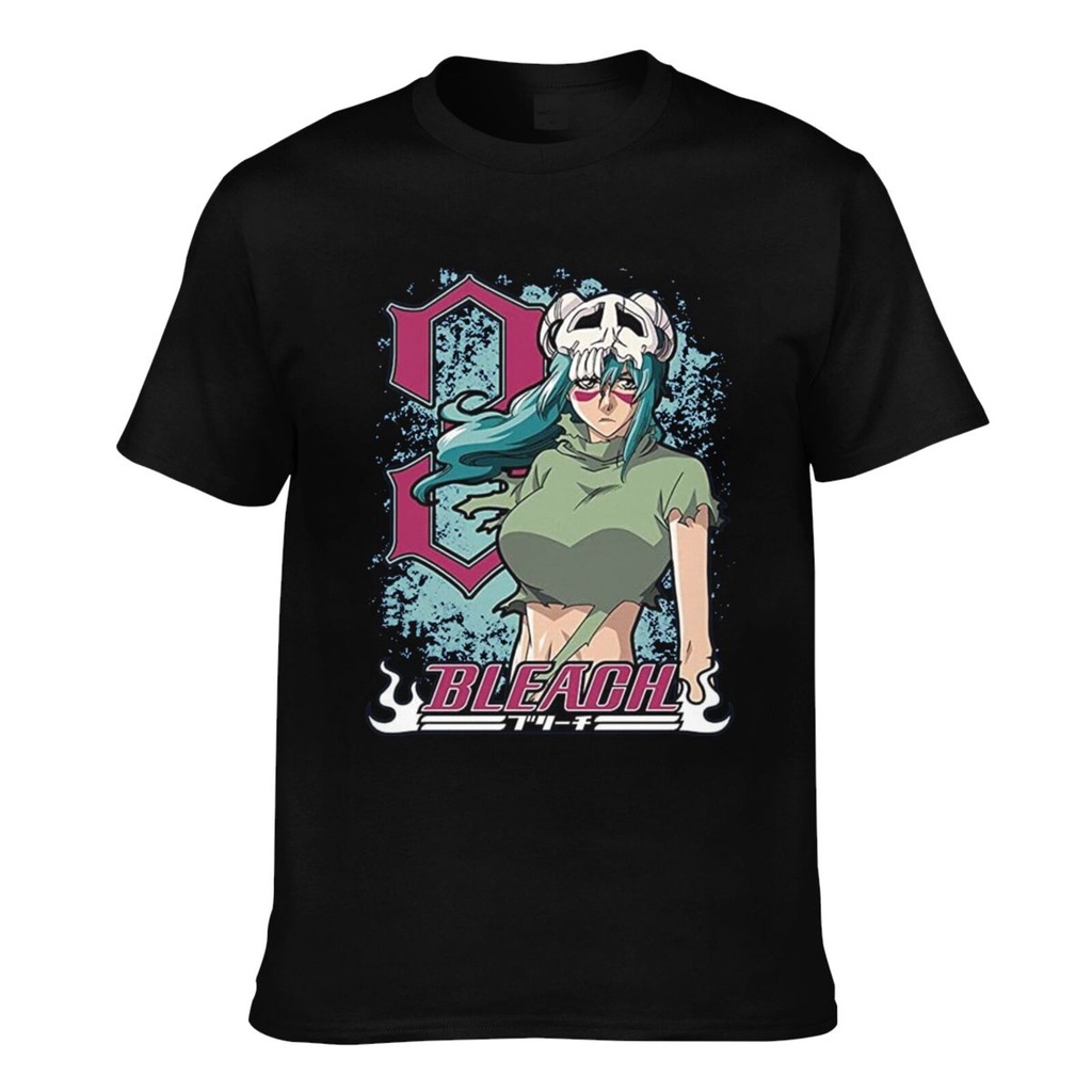 เสื้อตลก Bleach Nelliel 3 โลโก้อะนิเมะ Mens Creative พิมพ์เสื้อยืด
