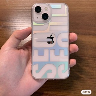 Phone Case for Iphone13promax Phone Case 11/12 Personalized Letters Xsxr Transparent 78P All-Inclusive