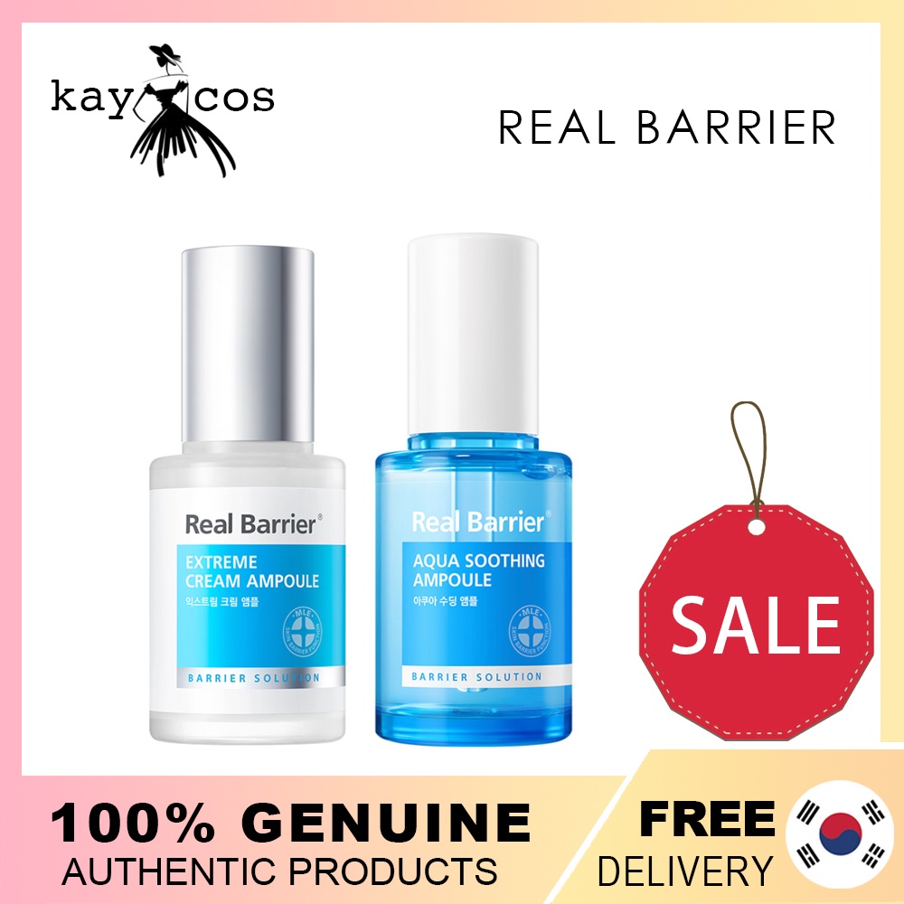 [REAL Barrier] Extreme Cream Ampoule 30 มล. / Aqua Soothing Ampoule 30 มล.